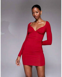 Oh Polly - Sana Ruched Mini Dress