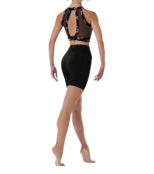 Bloch - High Neck Crop Top