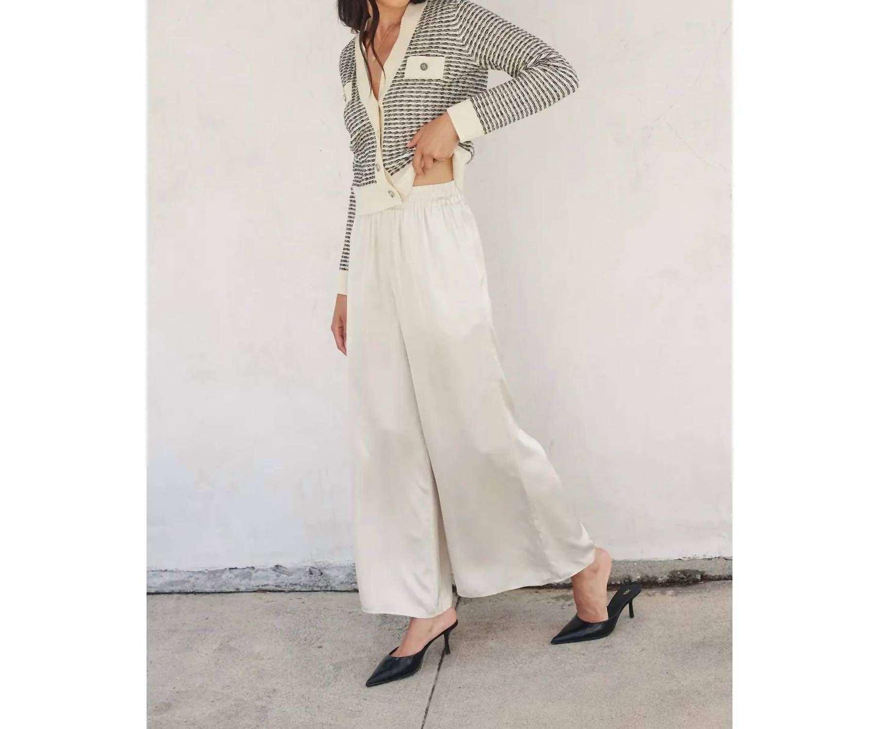 Dress Forum - Buttery Wide Leg Pull On Pants