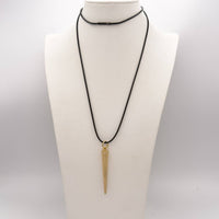 Jagged Halo Jewelry Unisex The Benson Necklace in gold - women's item - detail view