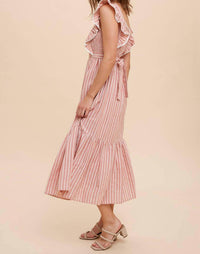In-Loom - Striped Midi Dress