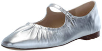 Sam Edelman Women's Micah Mary Jane Flat in soft silver - women's flats