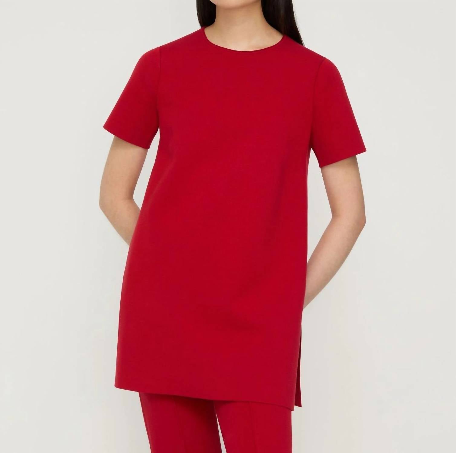 Lafayette 148 - Short Sleeve Tunic Top Dress