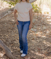 Threaded Pear - Lindsey Mock Neck Sweater