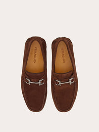 Salvatore Ferragamo - Men's Driver With Gancini Ornament Loafer