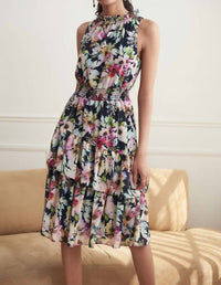 Joseph Ribkoff - Floral Halter Dress