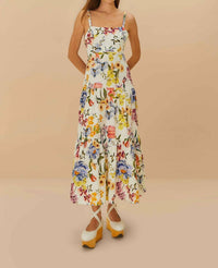 Farm Rio - Floral Sleeveless Maxi Dress
