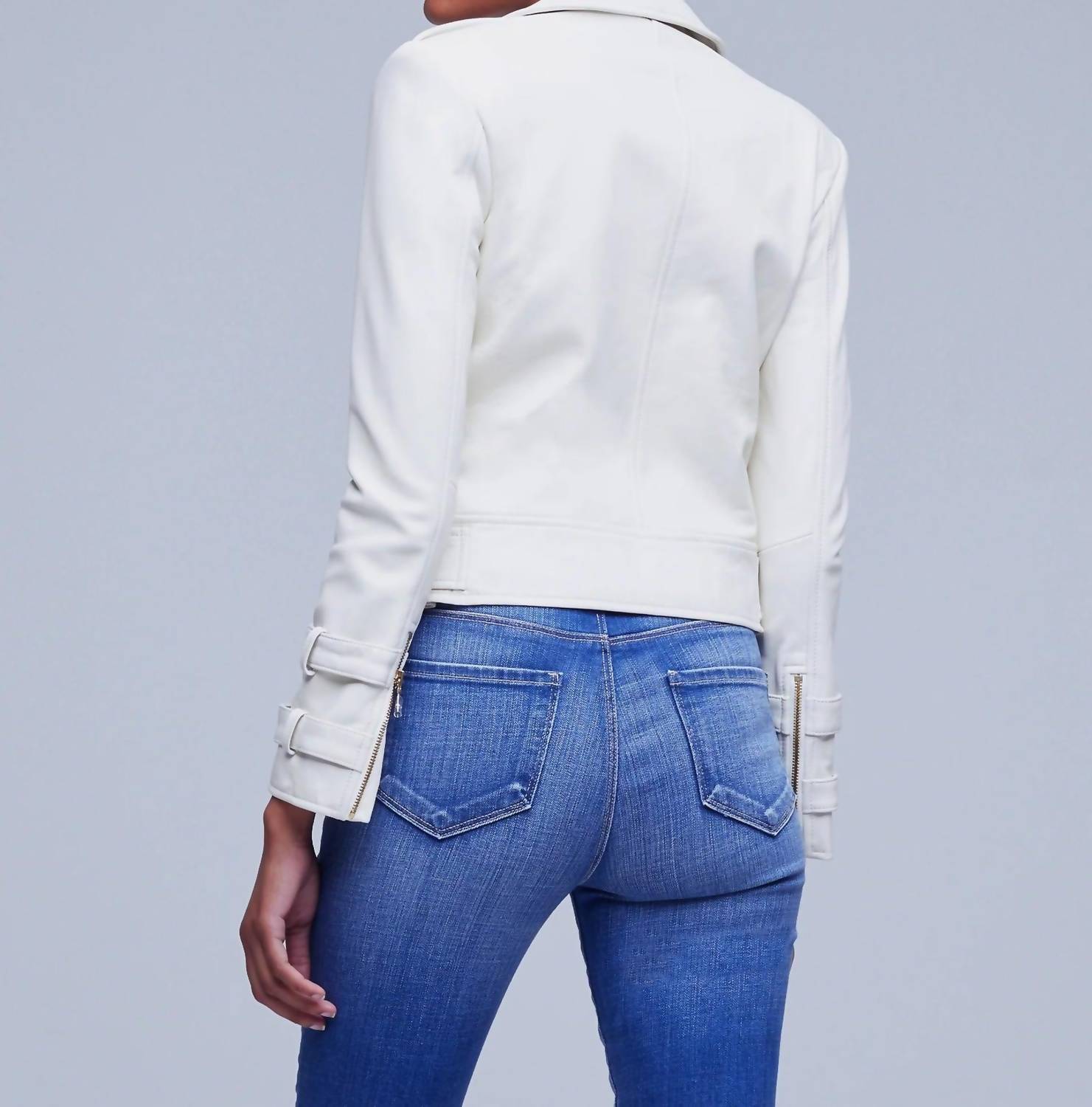 L'Agence - Billie Belted Leather Jacket