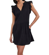 Velvet By Graham & Spencer - Ruffle Sleeve Dress