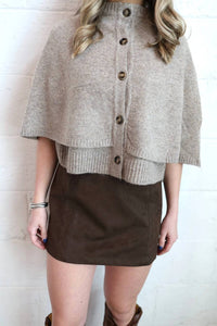 Storia - Suede Mini Skirt