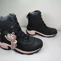 Columbia Women’s Clear Mountain Fs Omni-heat Hiking Boots in black pink - women's shoe - alternate view