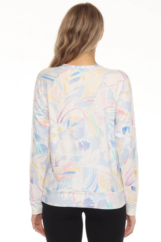 Pj Salvage - Painterly Perfect Long Sleeve Lounge Top