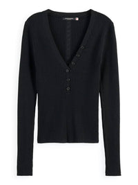 Scotch & Soda - Figure Hugging Ribbed Sweater