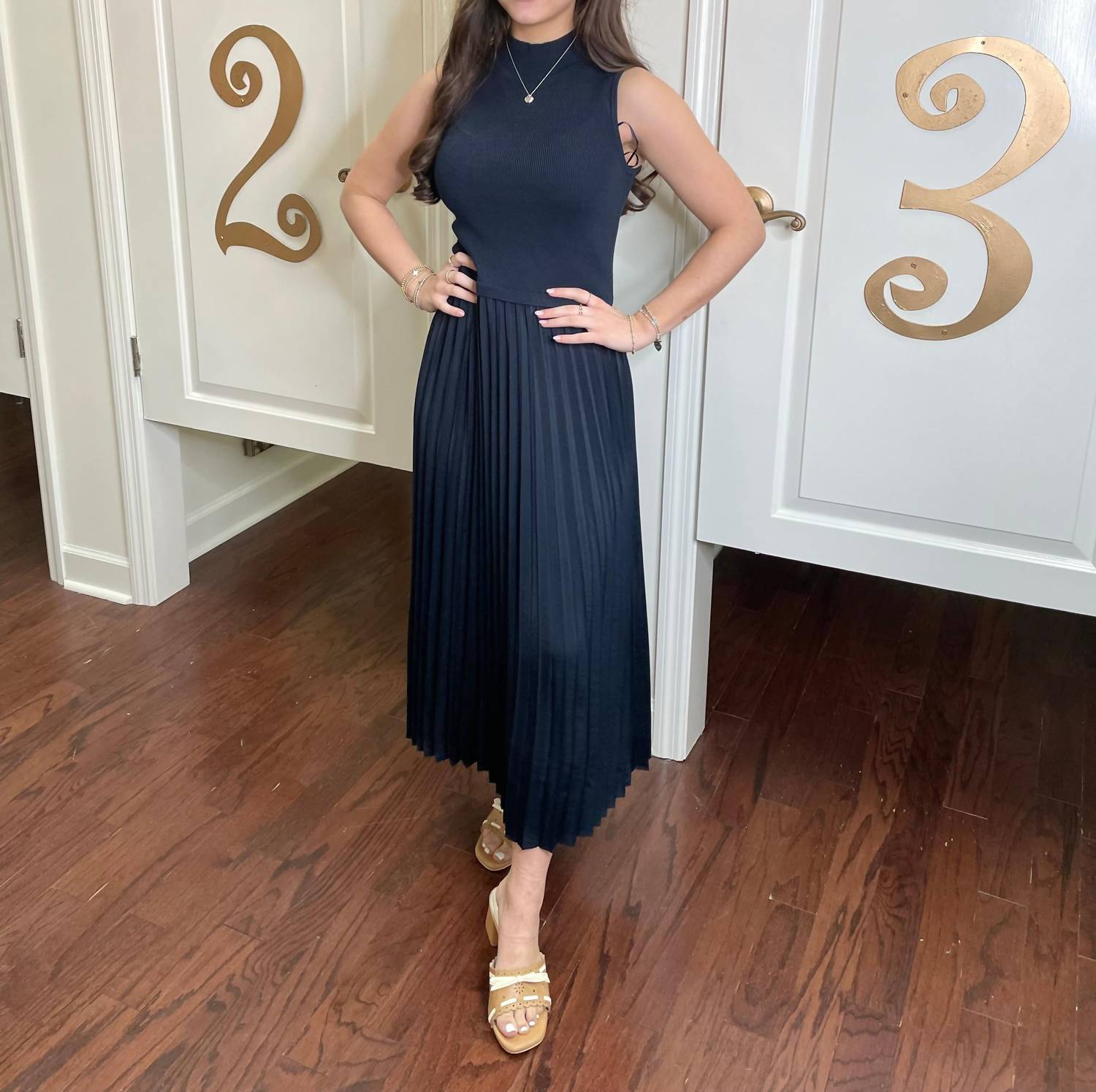 Skies Are Blue - Vollare Midi Dress