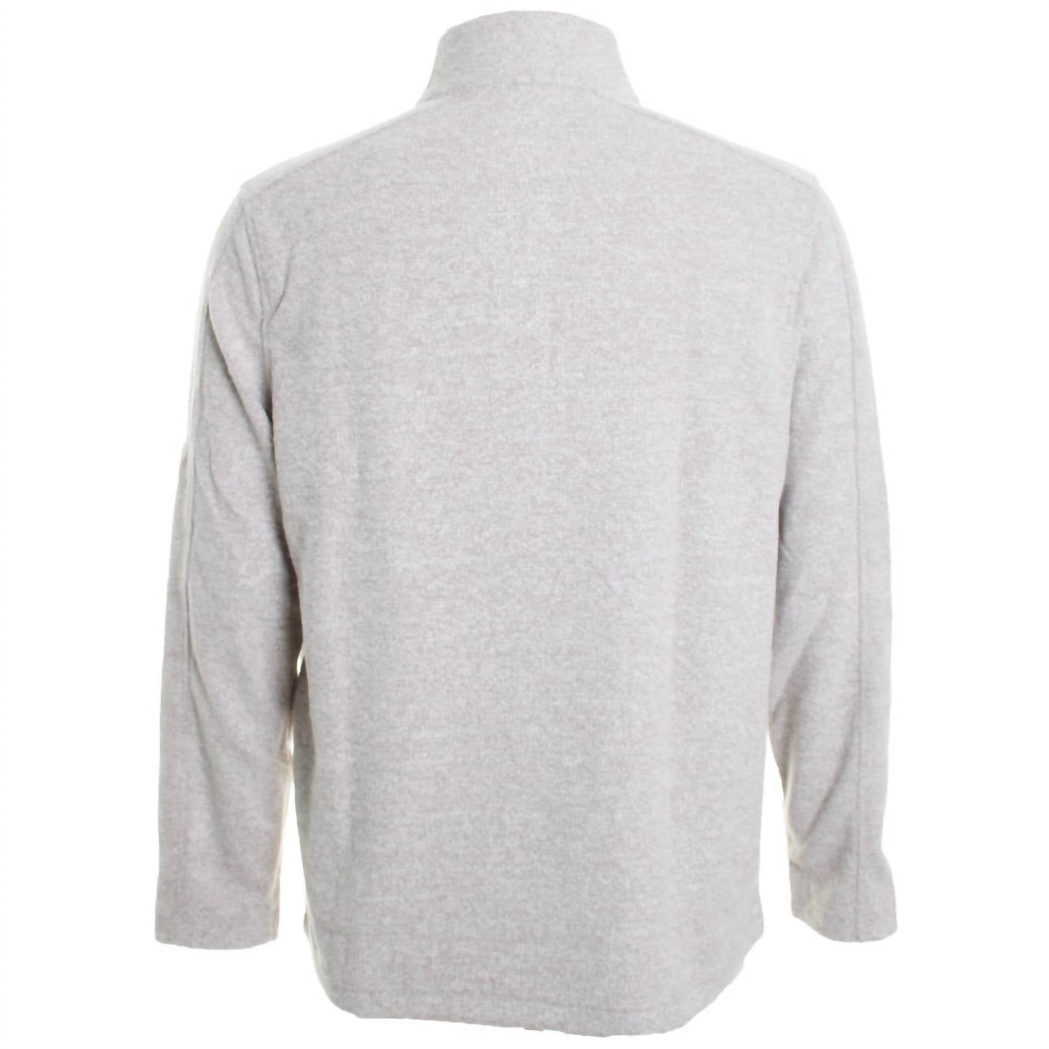 Nicoby - Men's Shearling Trim Zip Sweater