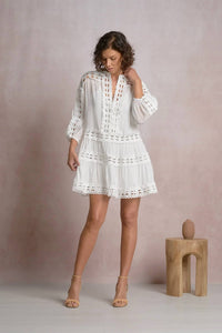 Elan - Solace Lace Detail Dress