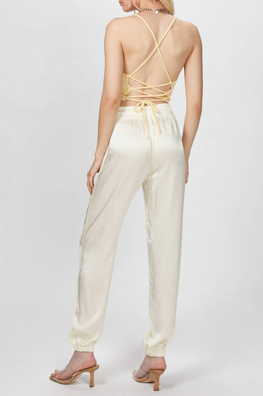 AVERY SATIN JOGGER