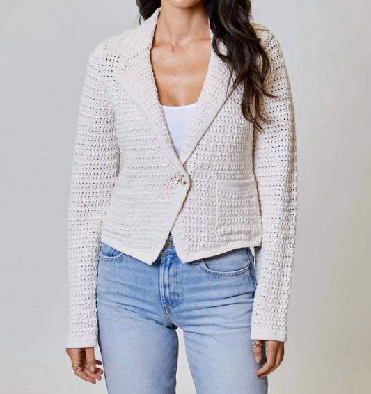 Design History - Loose Knit Blazer