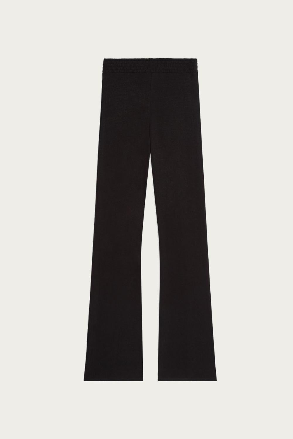 SMOCKED FLARE PANTS