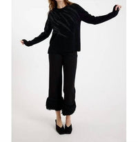 Brodie Cashmere - Hot Fix Zebra Cashmere Crew Neck Jumper Sweater