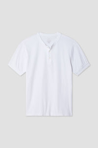 Save Khaki United - Men's Short Sleeve Supima Henley Top