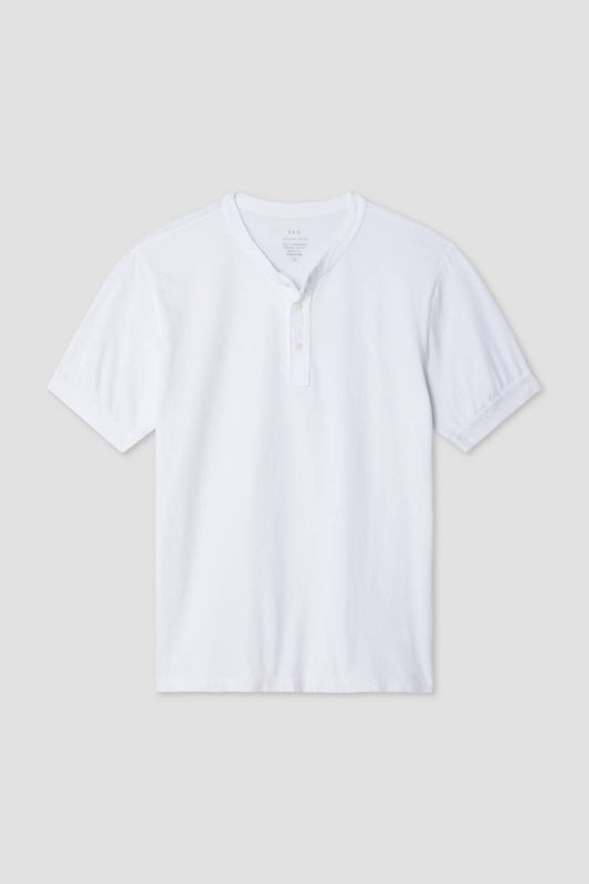 Save Khaki United - Men's Short Sleeve Supima Henley Top