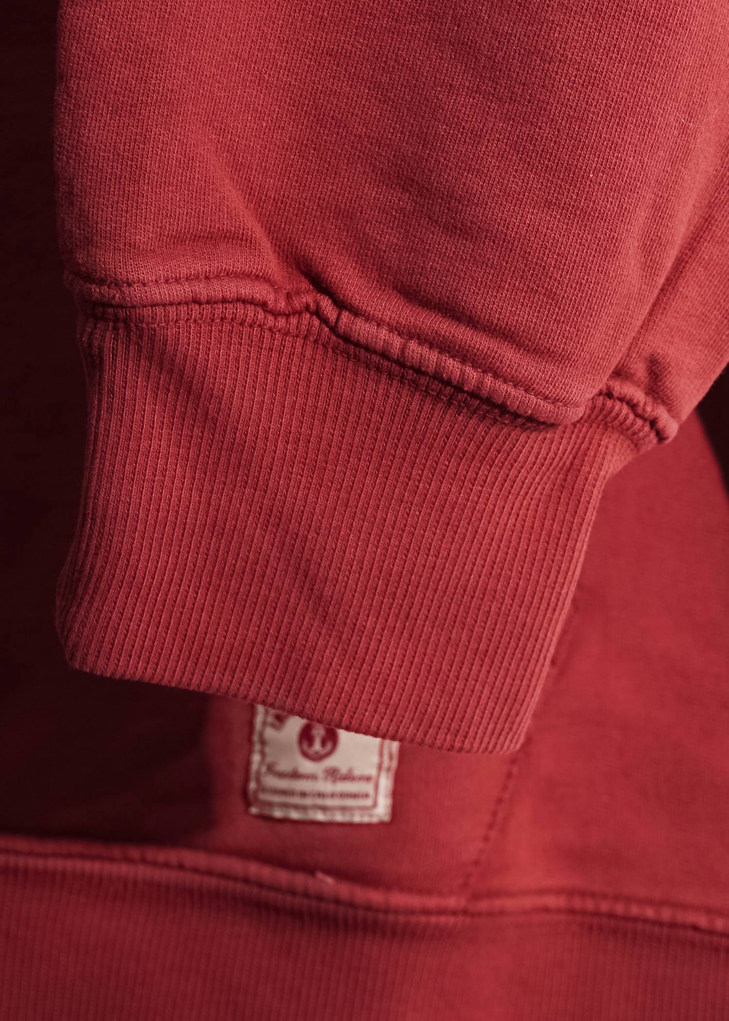 Iron & Resin Men's Stay Cool Hoodie in marsala - men's shirt - view 5