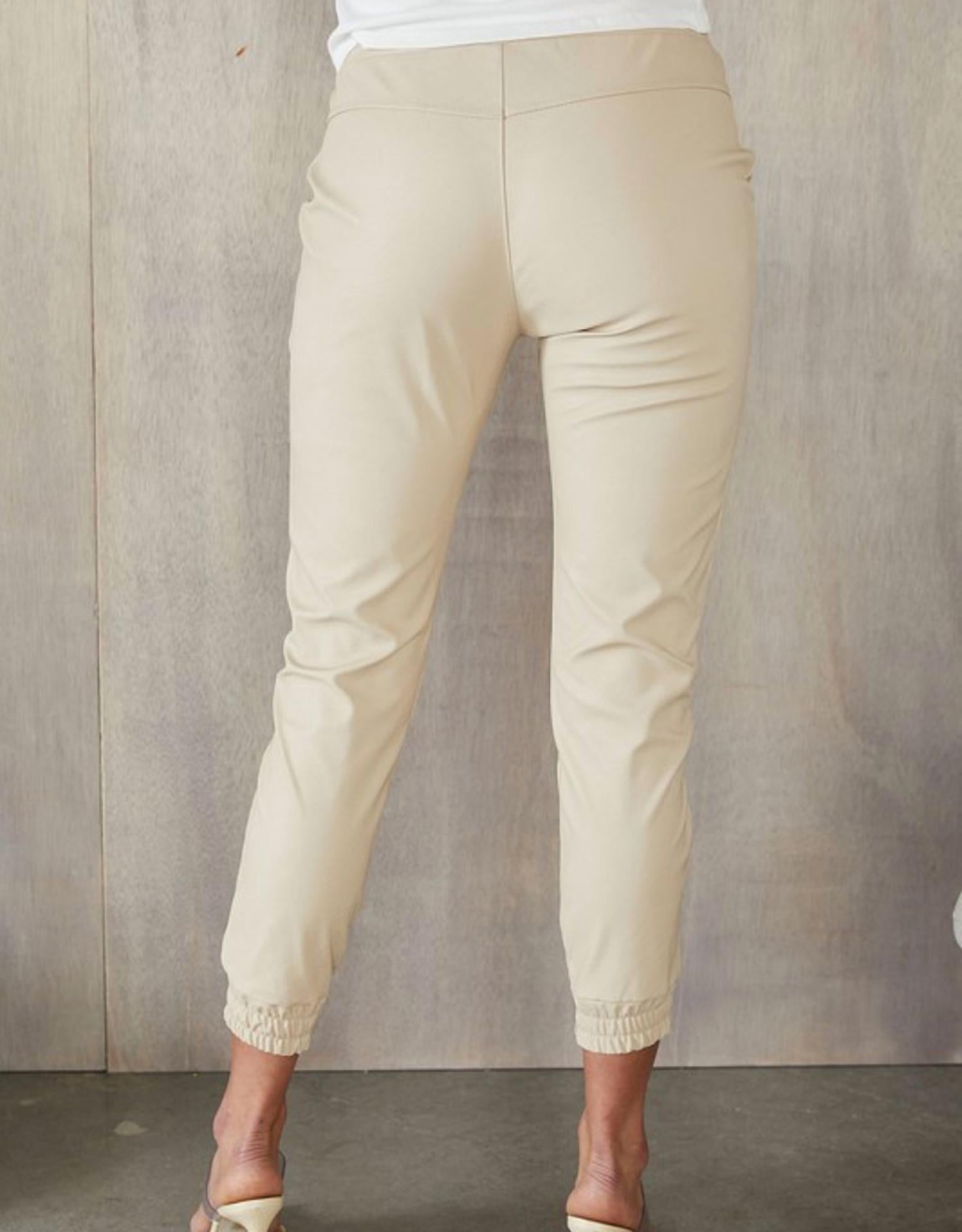 Venti6 - On The Go Faux Leather Joggers