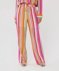 Esqualo - Striped Wide Trousers