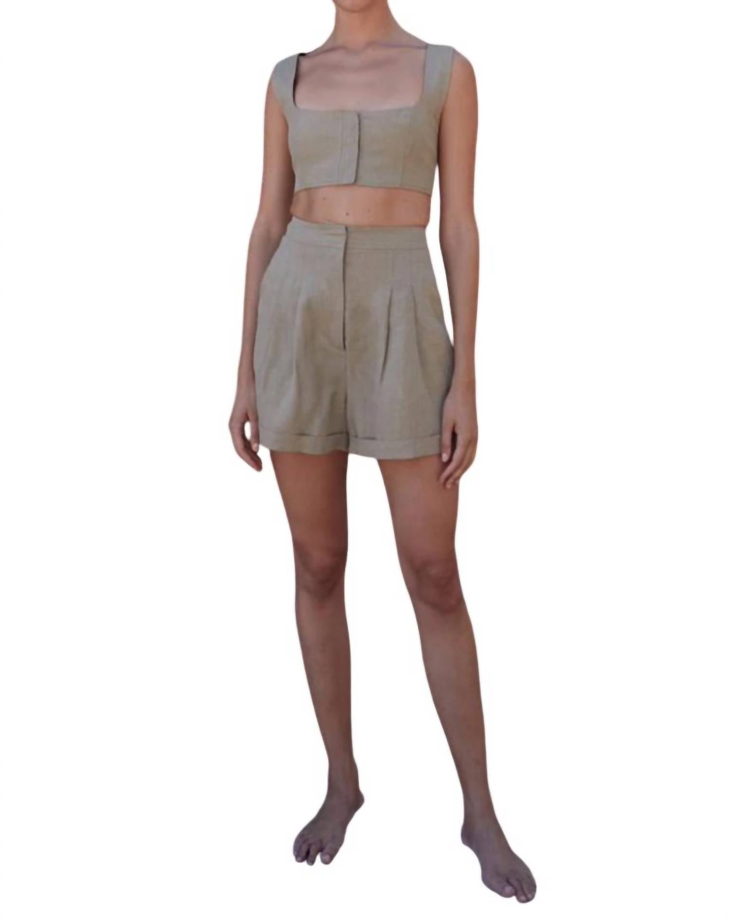 Le Kasha - Cesare Linen Shorts