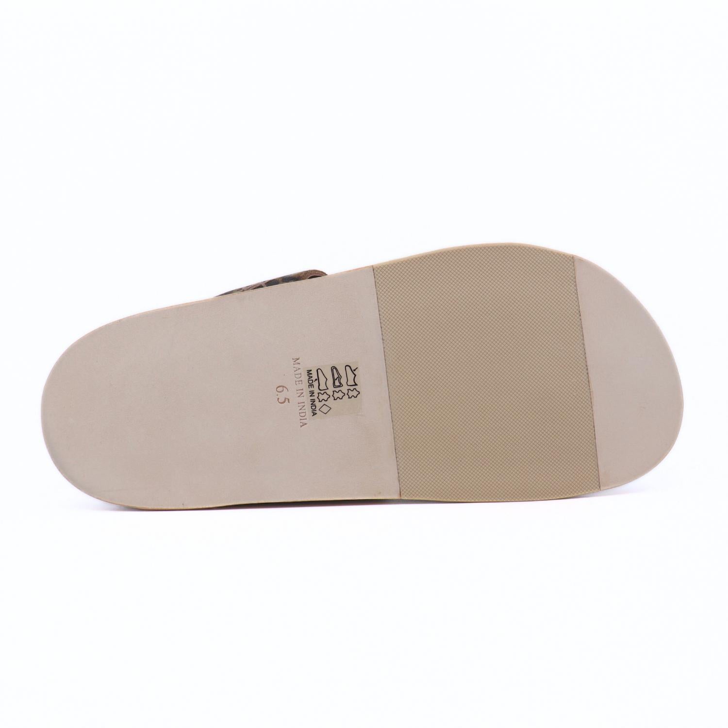 Free People - Women's Mika Chestnut Leo Suede Sandal
