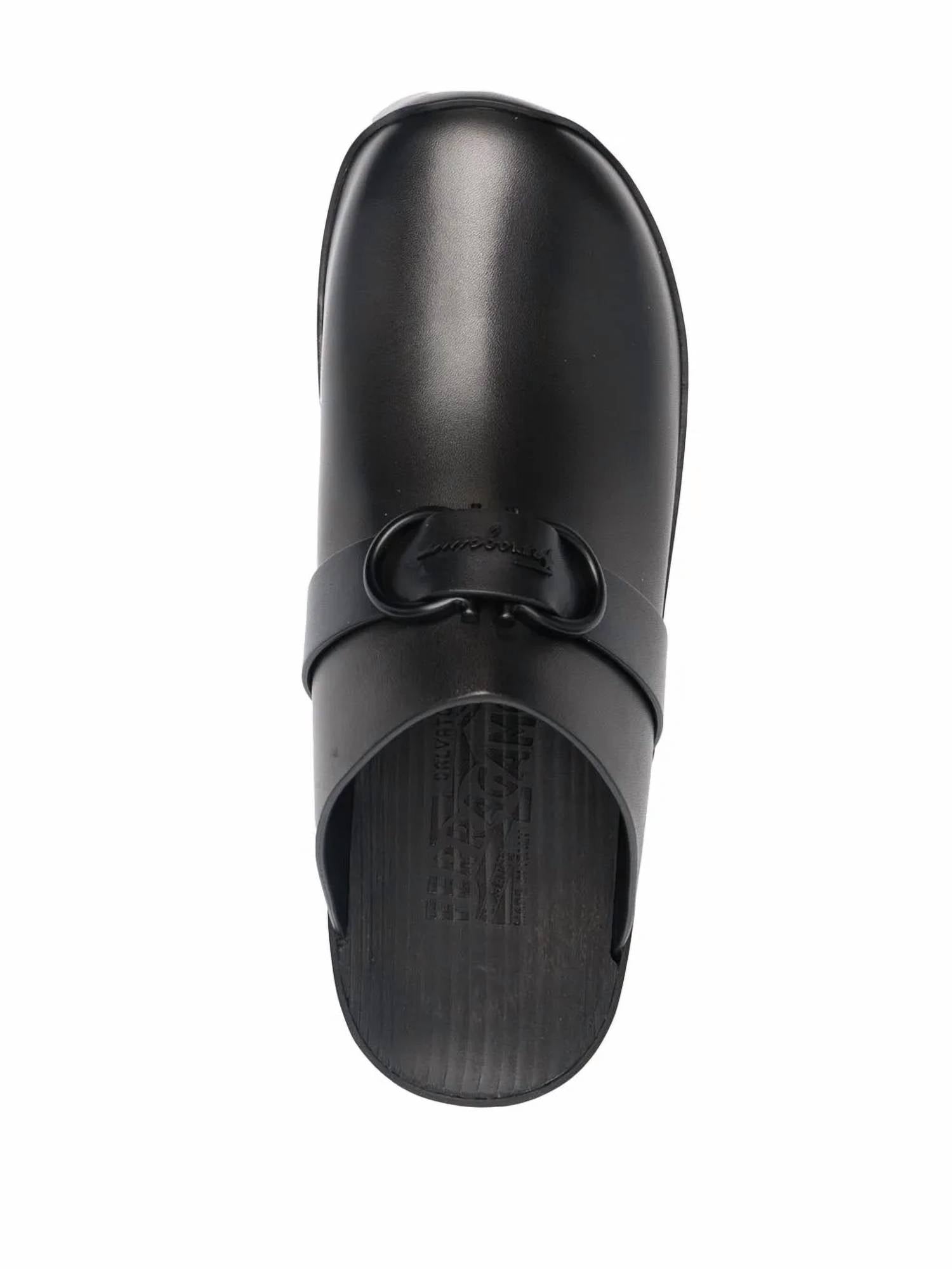 Salvatore Ferragamo - Women's Gancini Leather Clogs