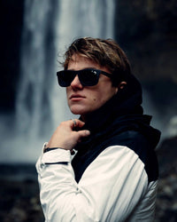 GOWOOD Men's Canadian Maple Sunglasses in black - men's accessory - alternate view