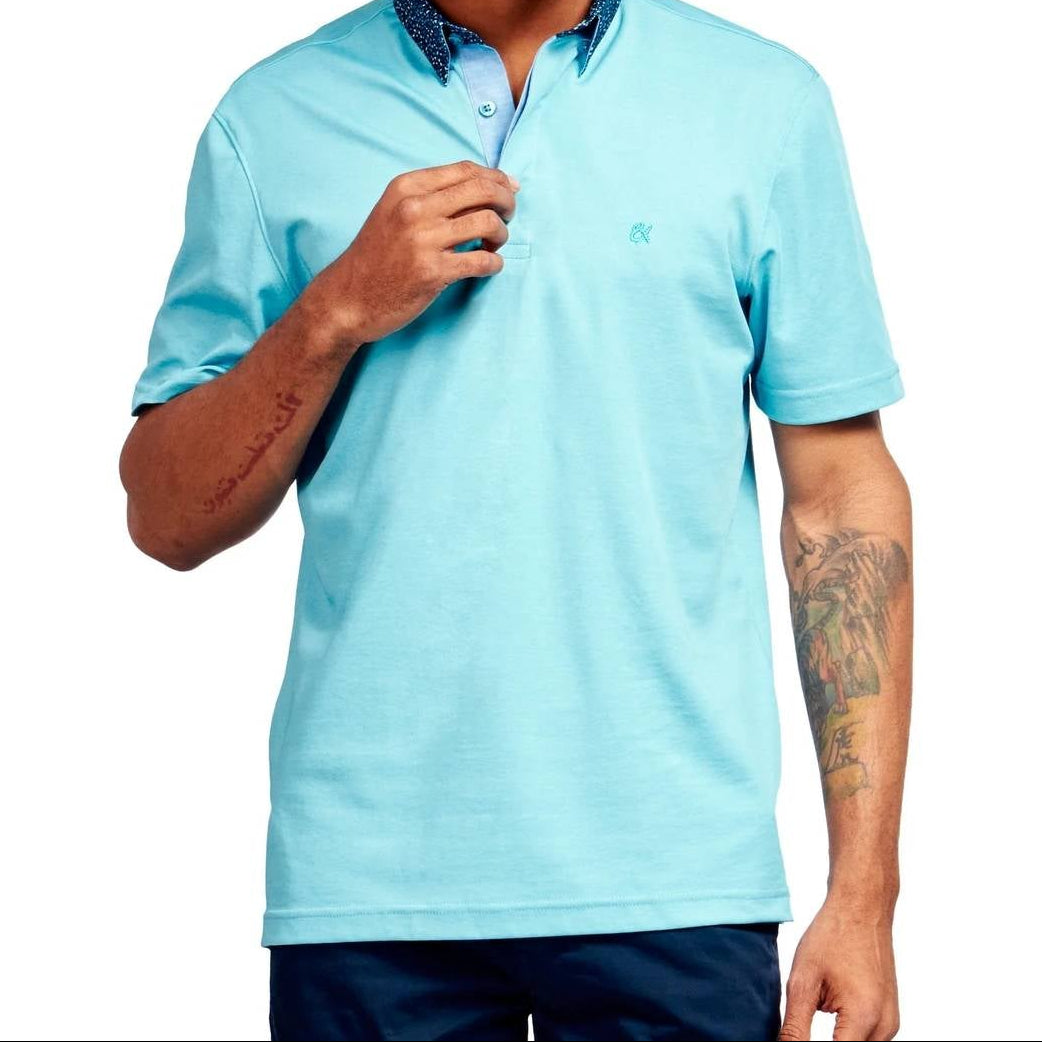 Eight X - Color Dot Collar Polo Shirt