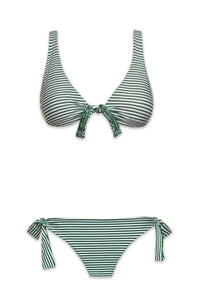 Helen Jon - Reversible Tie Front Bra Top