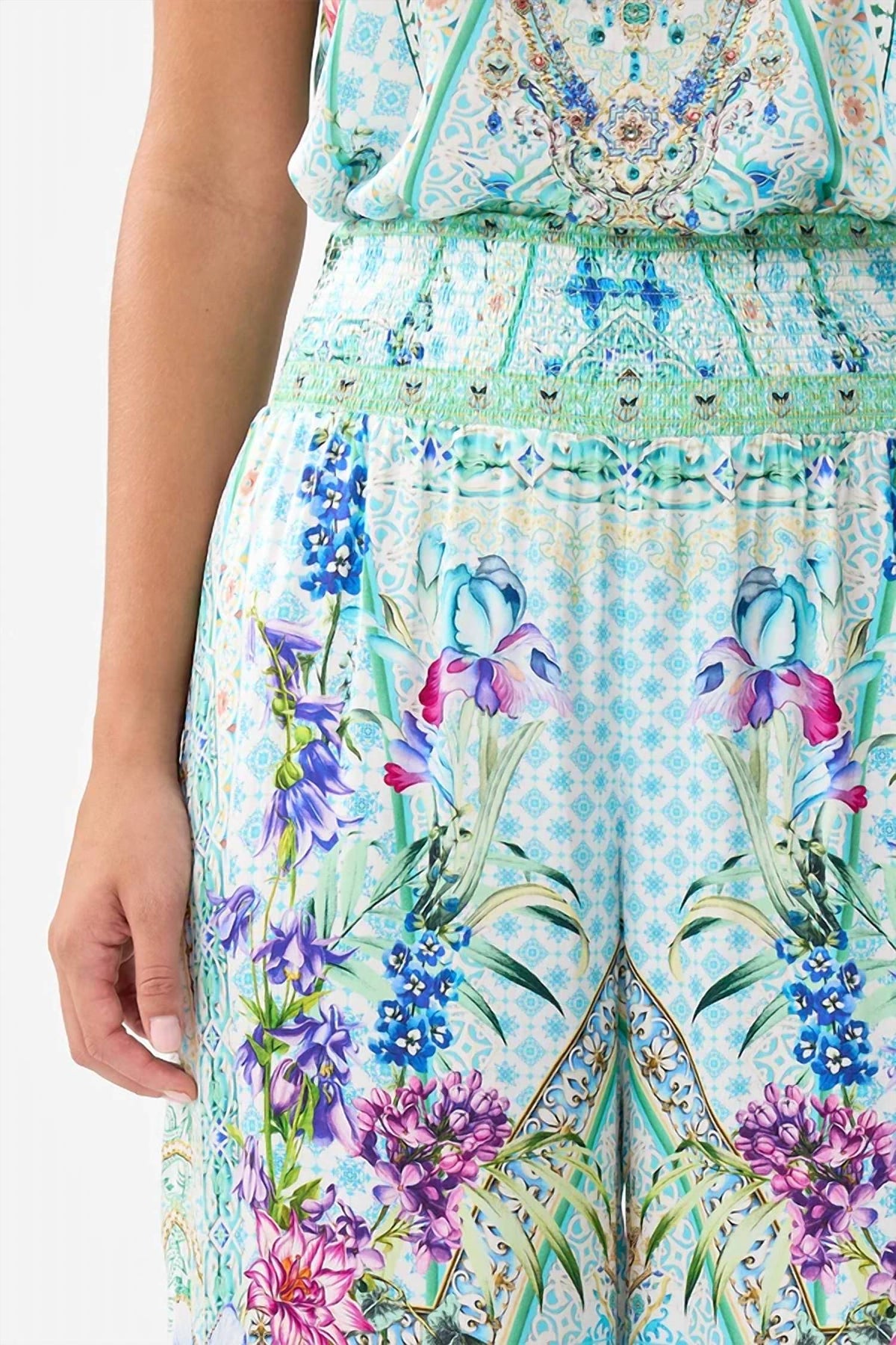 Camilla - Shirred Waist Pants