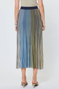 Current Air - Gradation Striped Sweater Skirt