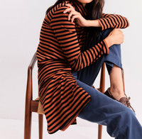 Kule - Stripe Turtleneck Top