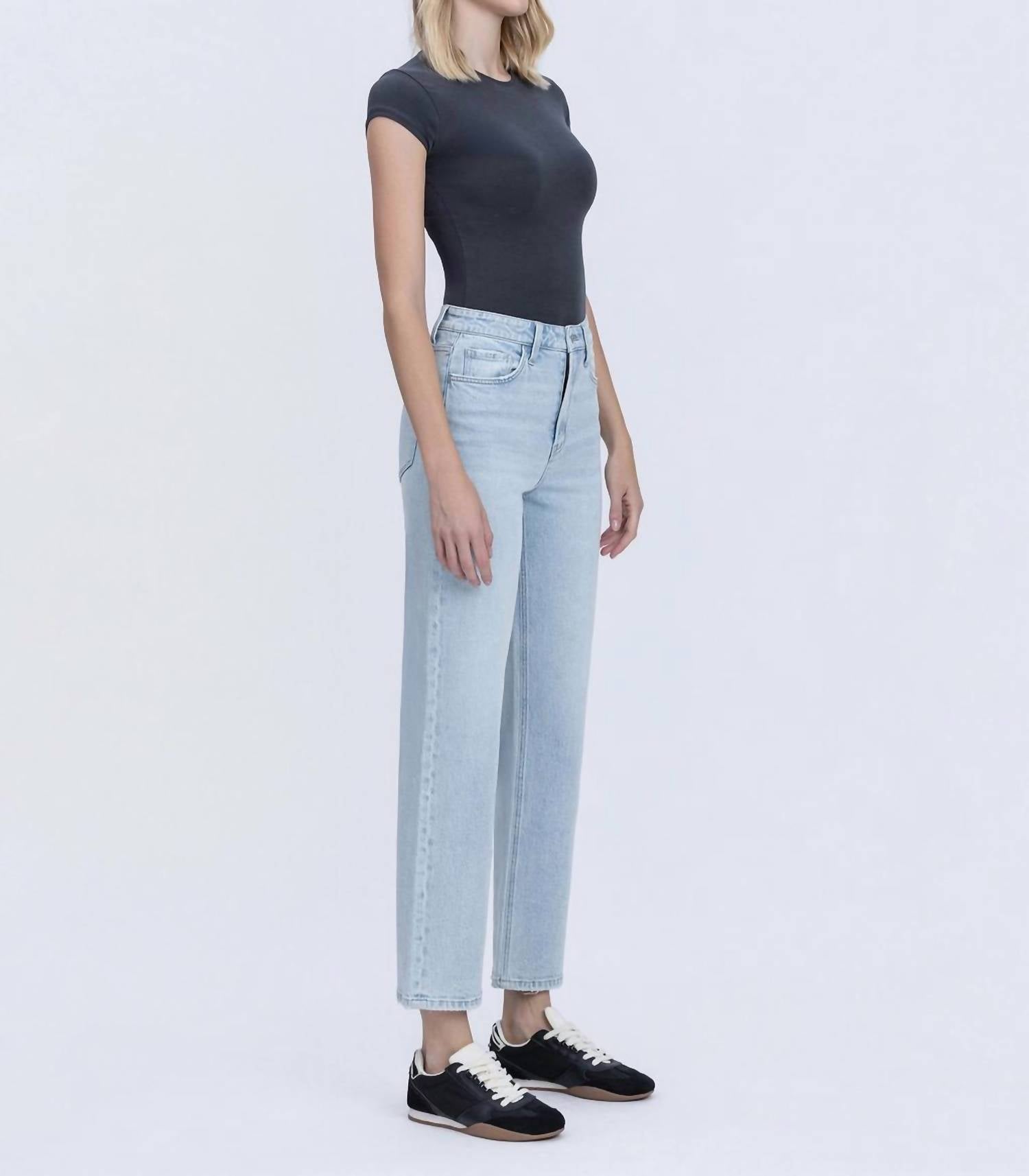 Vervet By Flying Monkey - Super High Rise Tapered Leg Jeans