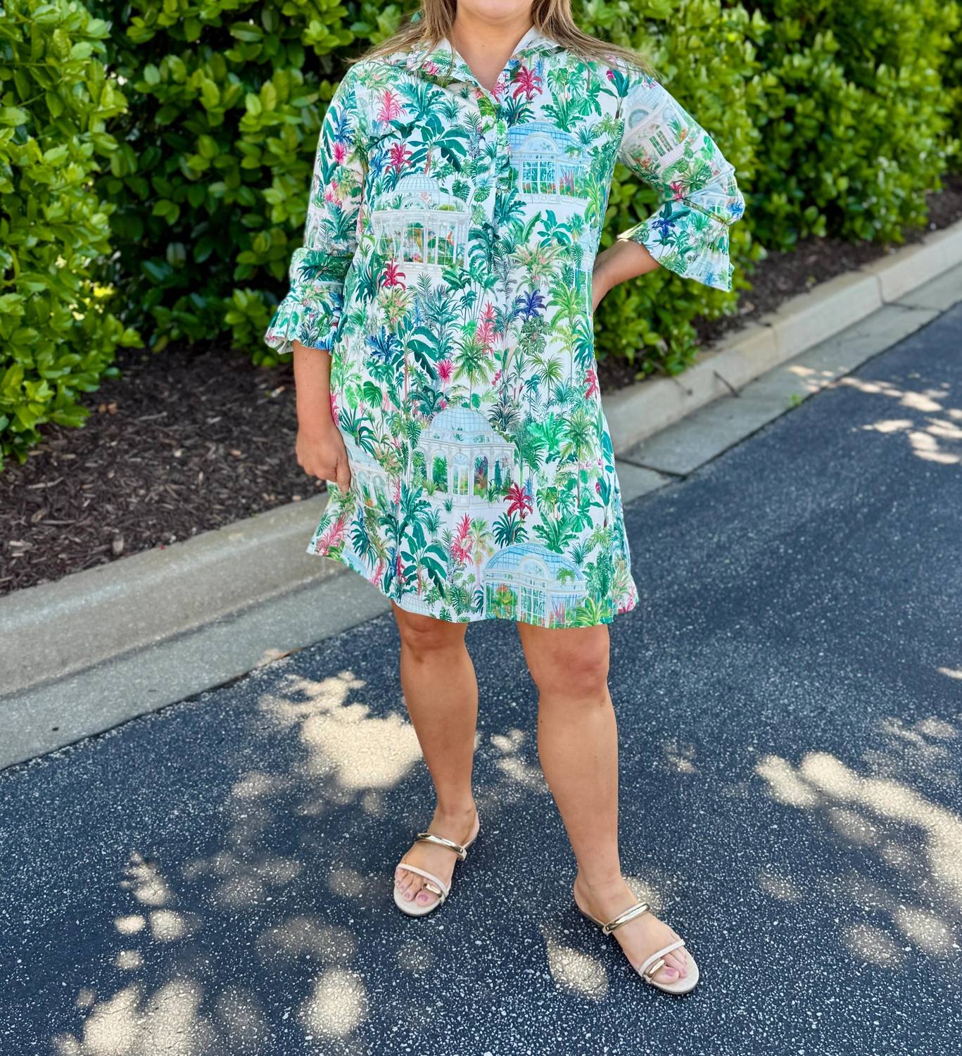 Vilagallo - Gara Shirt Mini Dress