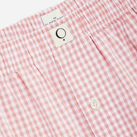 The Sleep Code Unisex Gingham Cotton Boxer - women's intimate - alternate view