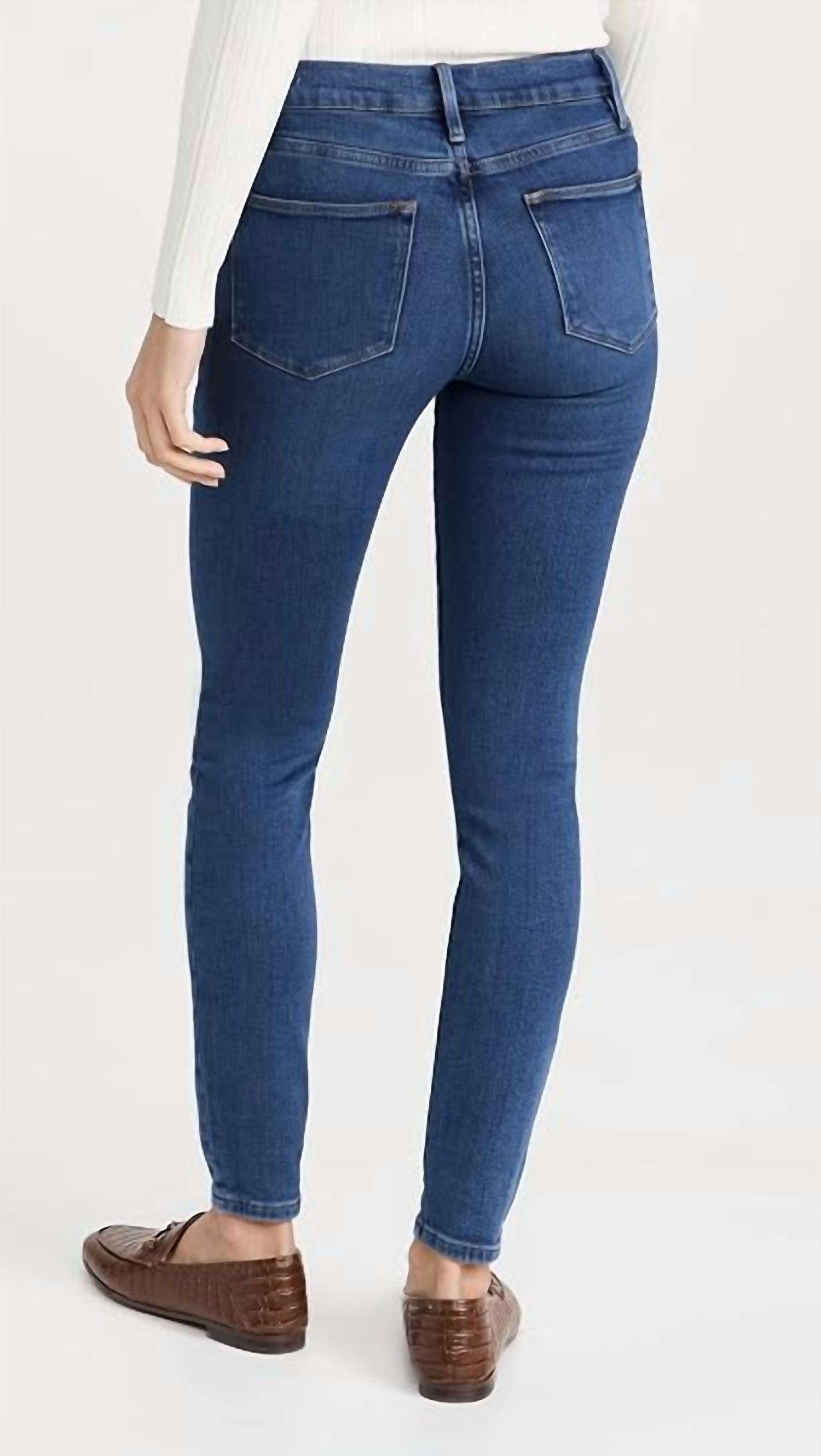 Frame - High Rise Skinny Jeans