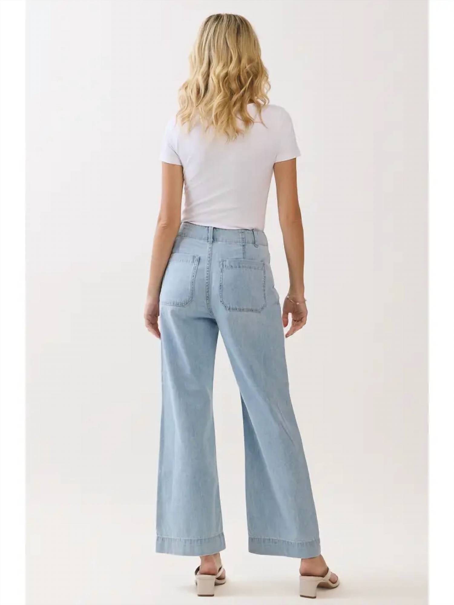 Letter To Juliet - Rosa Weight A-Line Darted Jeans