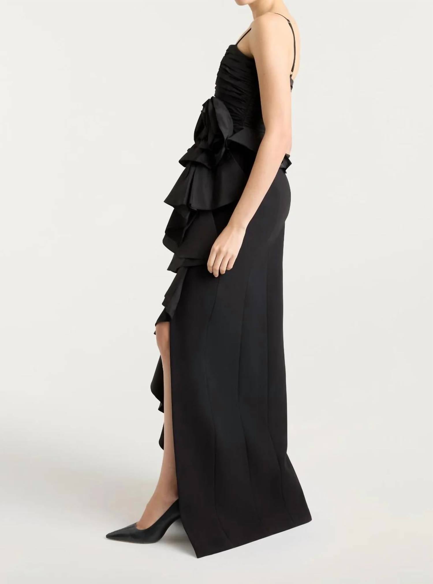 cinq a sept Liora Gown in black - women's dress - view 4
