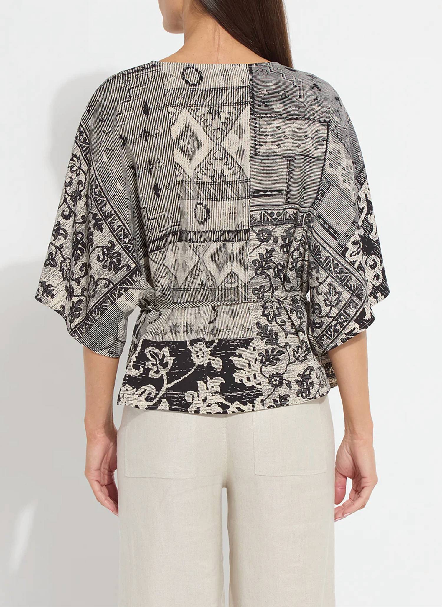 Lysse - Ipanema Printed Dolman Sleeve Top