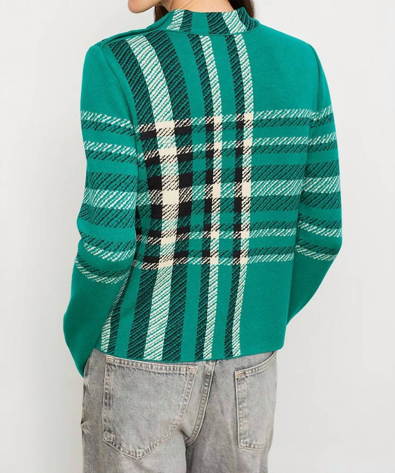 Aldo Martins - Plaid Mockneck Sweater