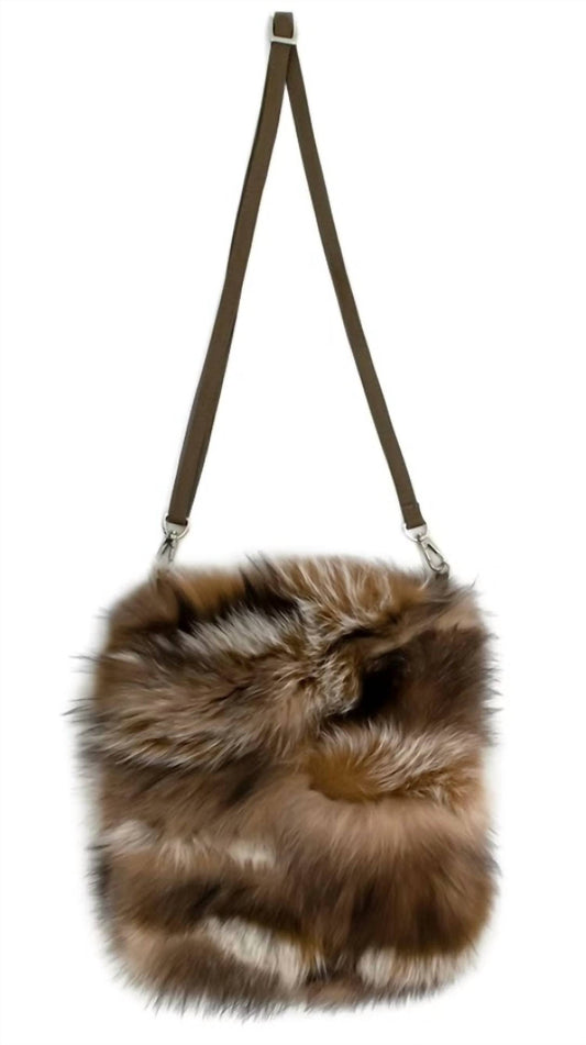 Mitchie'S Matchings - Women's Fox Cross Body Bag With Leather Strap