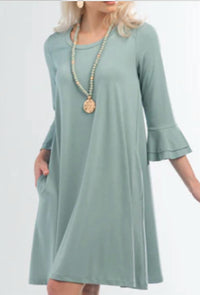 Ganz - Flutter Sleeve Mini Dress