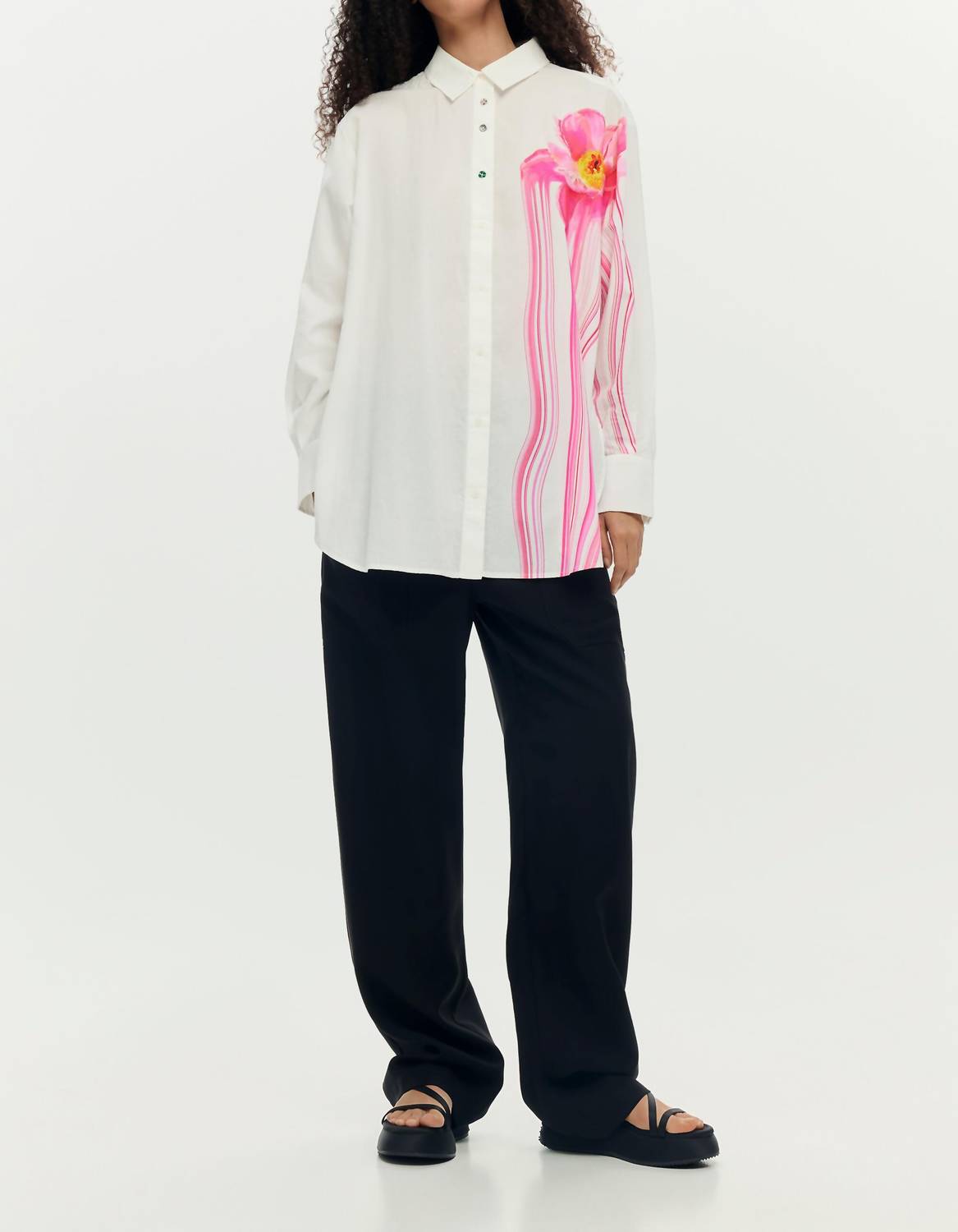Desigual - Gloss Flower Shirt