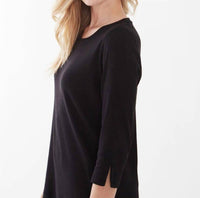 Fdj - 3/4 SLEEVE SCOOP NECK TOP
